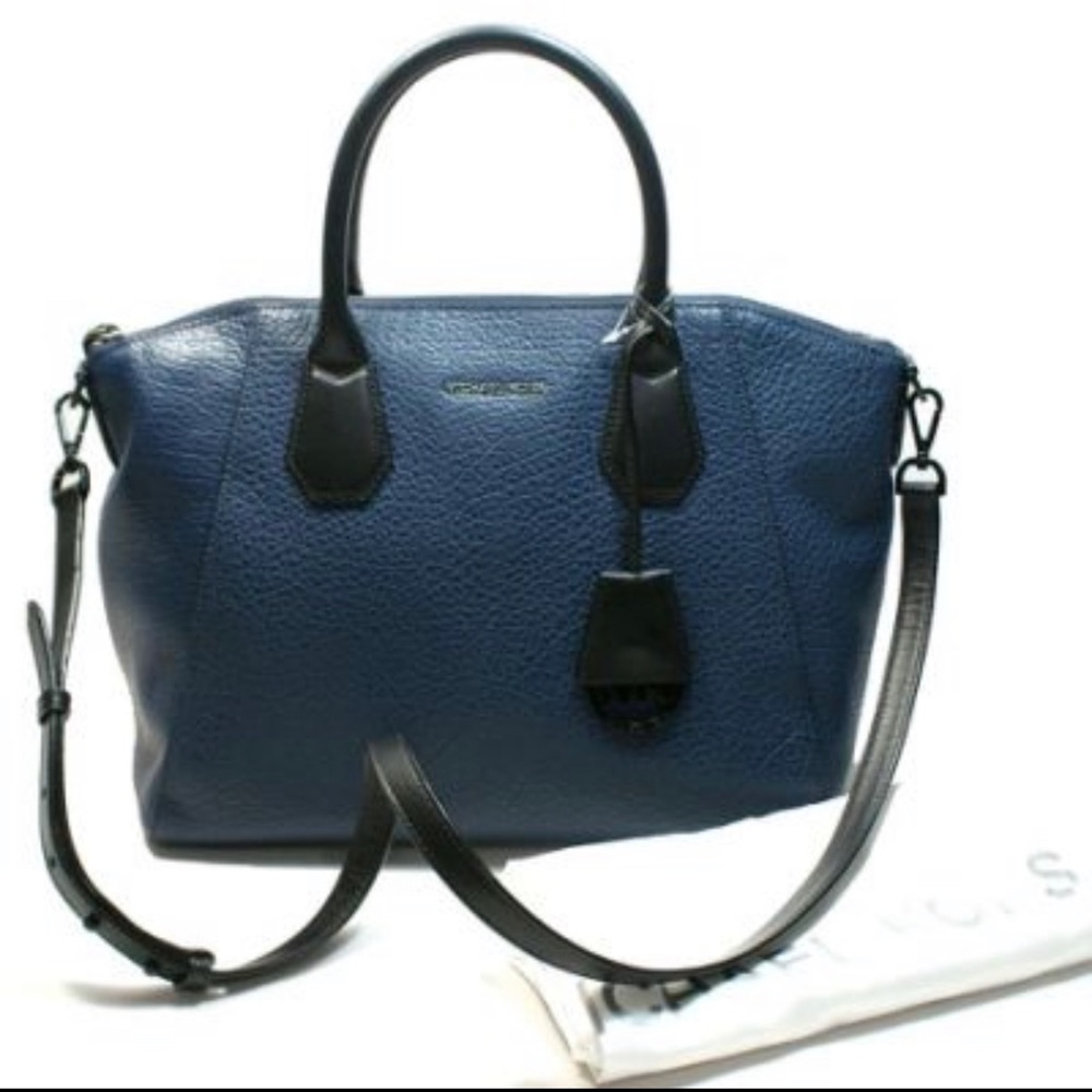 Michael Kors Navy Blue Large Campbell Crossbody